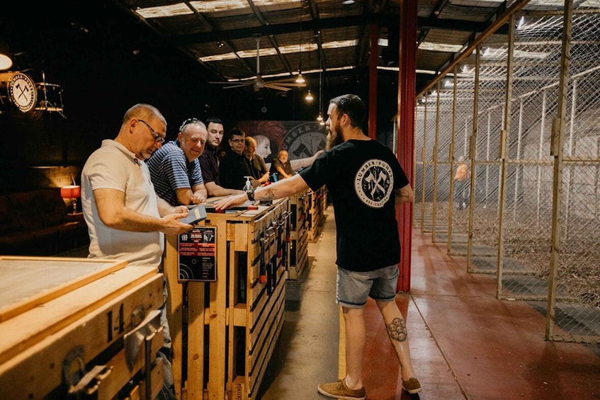 Picture 5 for Activity Melbourne: Lumber Punks Axe Throwing Experience