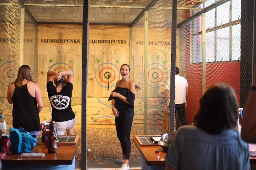 Picture 2 for Activity Melbourne: Lumber Punks Axe Throwing Experience