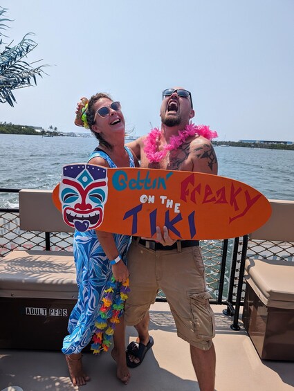 Picture 3 for Activity Fort Myers Beach: Adults only BYOB Tiki Pub Daytime Cruise