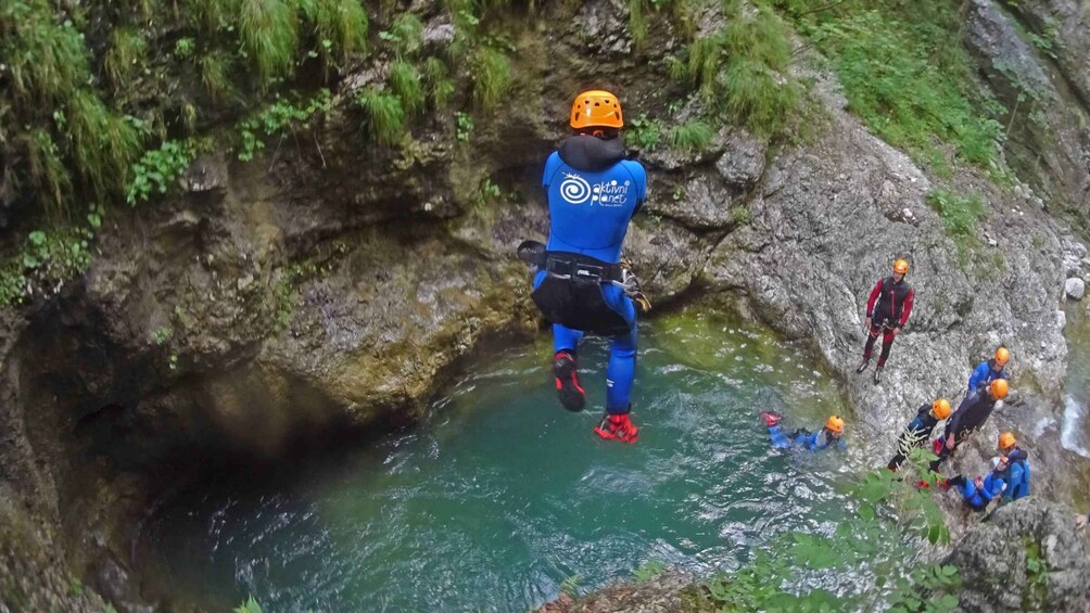 Picture 3 for Activity Bovec: canyoning in natural aqua park Sušec