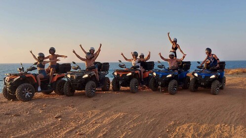 Malia: Off-Road Quad Safari Abendtour mit Abendessen