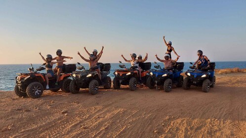 Malia: Off-Road Quad Safari Abendtour mit Abendessen