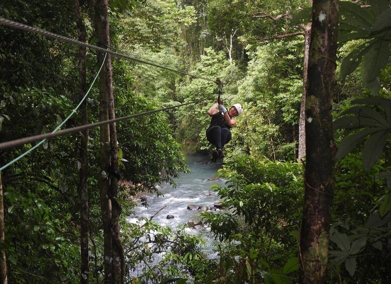 Picture 3 for Activity Katira: Adventure Tubing and Zipline Tour in Rio Celeste