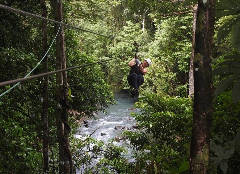 Picture 3 for Activity Katira: Adventure Tubing and Zipline Tour in Rio Celeste