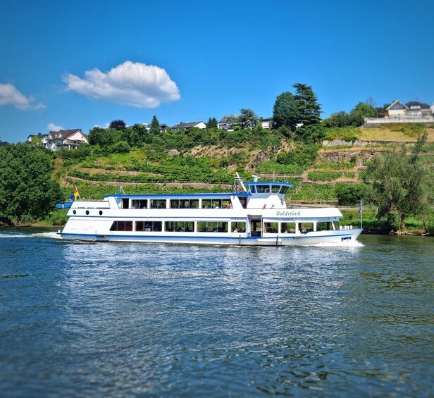 From Alken: Return Day Trip by Boat to Cochem