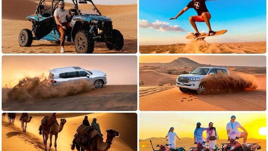 Doha: ATV, Quad/Buggy Dune Bashing, Camel Ride, Sandboarding