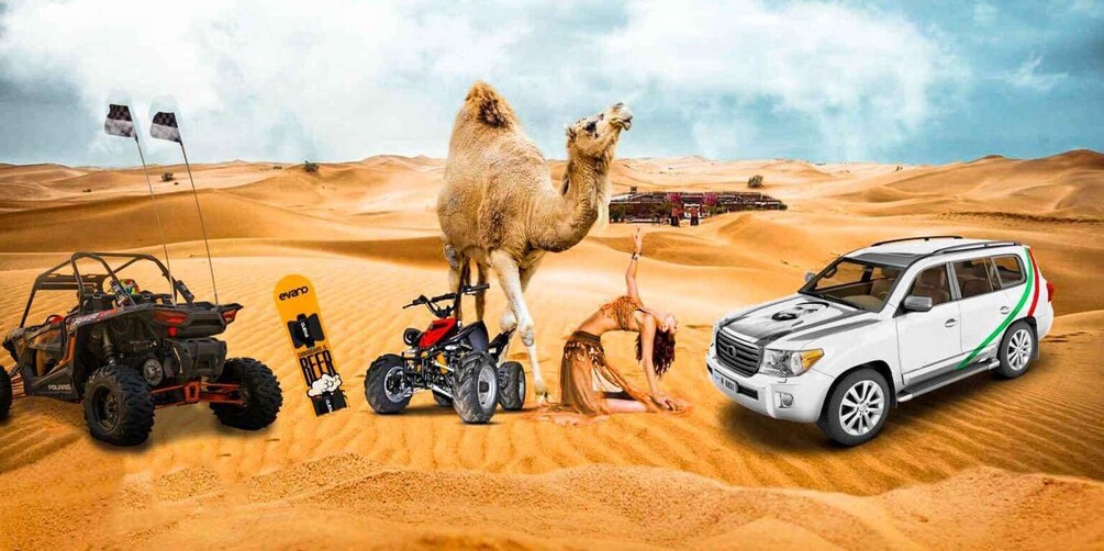 Picture 2 for Activity Doha: Desert Safari w/ Sand Boarding, Camel Ride, Inland sea