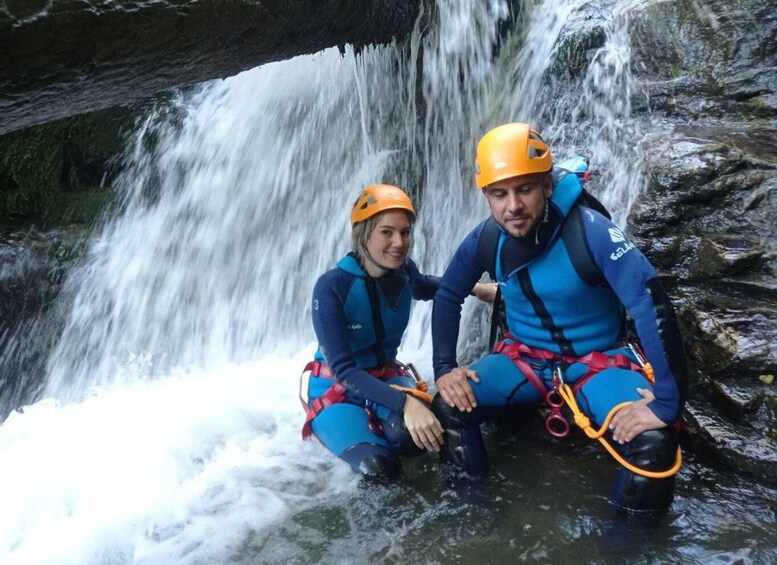 Picture 4 for Activity From Marbella: Canyoning guided tour at Sima del Diablo