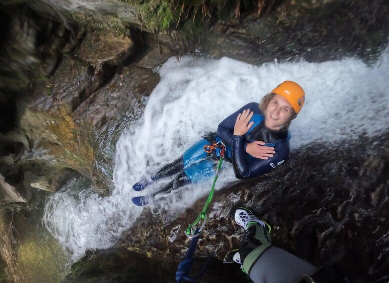 Picture 2 for Activity From Marbella: Canyoning guided tour at Sima del Diablo