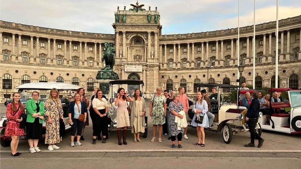 Picture 2 for Activity Vienna: Old Town Sightseeing Tour in a Vintage-Style E-Car