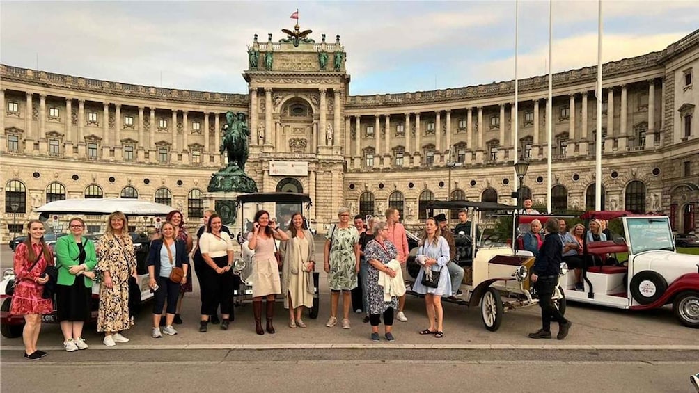 Picture 2 for Activity Vienna: Old Town Sightseeing Tour in a Vintage-Style E-Car