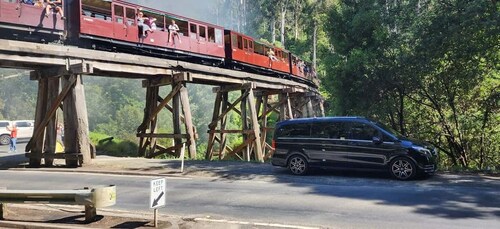 Privat tur fra Melbourne til Puffing Billy og Yarra Valley