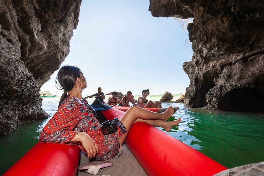 Picture 19 for Activity From Phuket: Phang Nga Bay and Canoeing Tour by Big Boat