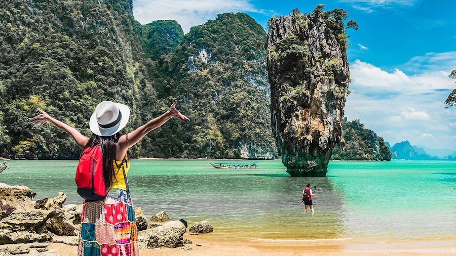 From Phuket: Phang Nga Bay and Canoeing Tour by Big Boat