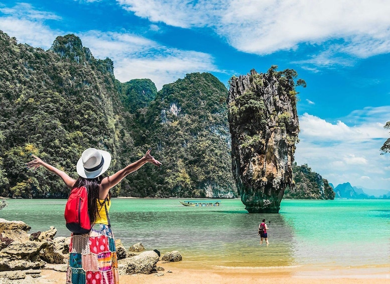 From Phuket: Phang Nga Bay and Canoeing Tour by Big Boat