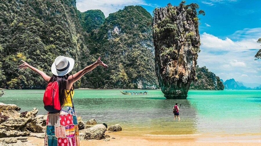 From Phuket: Phang Nga Bay and Canoeing Tour by Big Boat