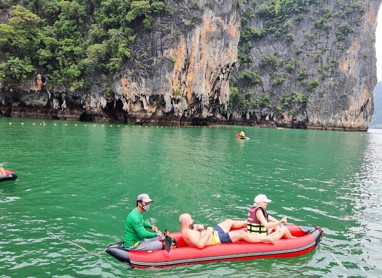 Picture 28 for Activity From Phuket: Phang Nga Bay and Canoeing Tour by Big Boat