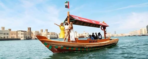 Dubai: Abra Cruise with Old Town & Street Food Walking Tour