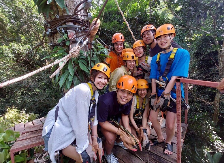 Picture 19 for Activity From Koh Samui: Tree Bridge Zipline and Café Experience