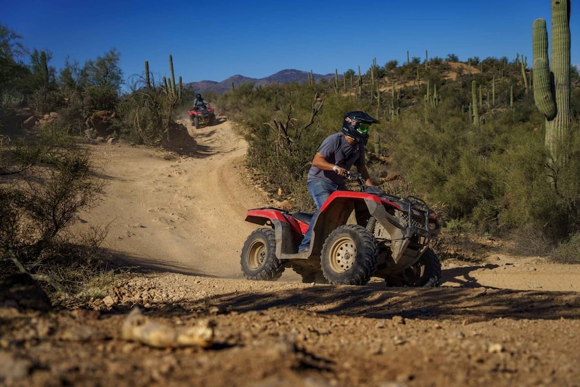 Picture 1 for Activity Sonoran Desert: Beginner ATV Training & Desert Tour Combo