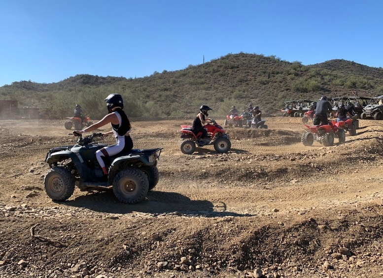 Picture 3 for Activity Sonoran Desert: Beginner ATV Training & Desert Tour Combo