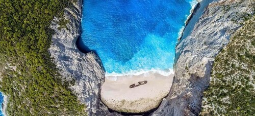 Zante-Kreuzfahrt zu den Blauen Höhlen & Shipwreck Beach Fotostopp