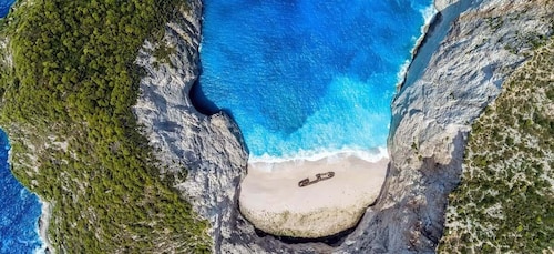 Zante croisière à Blue Caves et Shipwreck Beach Photostop