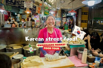 Seul: Tour gastronomico del mercato di Gwangjang