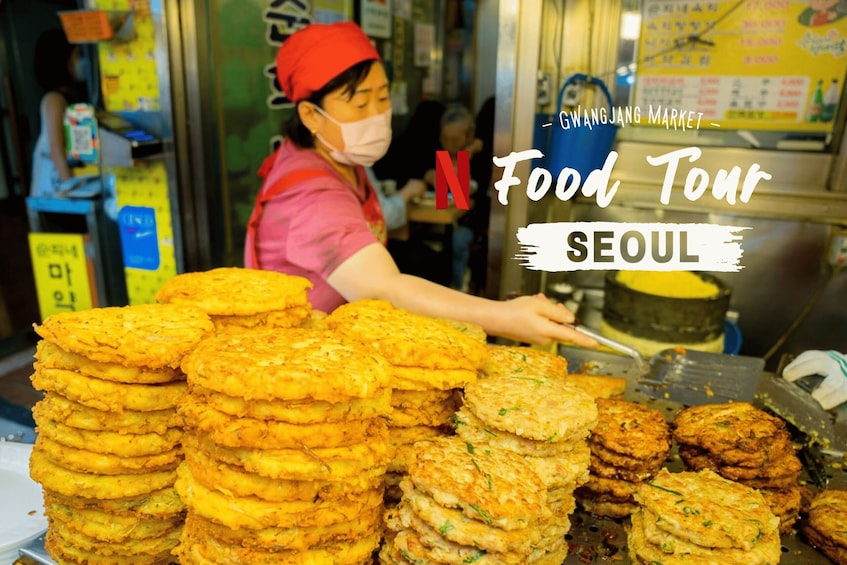 Picture 2 for Activity Seoul: Gwangjang Market Netflix Food Tour