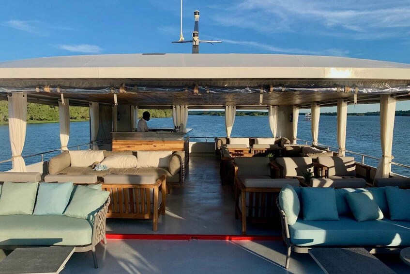 Picture 3 for Activity Zambezi River : Luxury Sunset Cruise With 4 Course Dinner