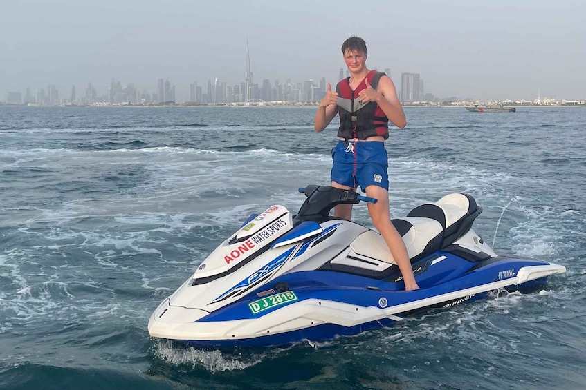 Picture 1 for Activity Dubai45Min Jetski adventure Burj Khalifa & burj al Arab view