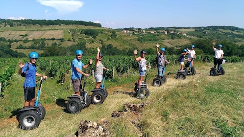 Beaujolais: recorrido en segway con degustación de vinos