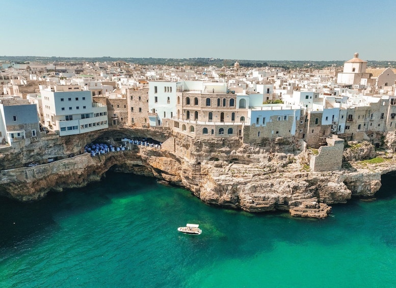 Picture 2 for Activity Polignano a Mare: Boat Cruise to Scenic Caves with Prosecco