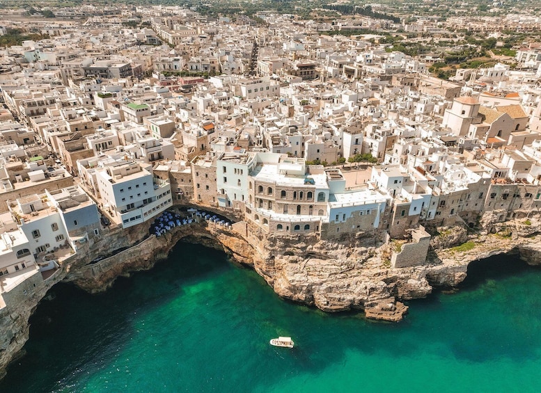 Picture 1 for Activity Polignano a Mare: Boat Cruise to Scenic Caves with Prosecco