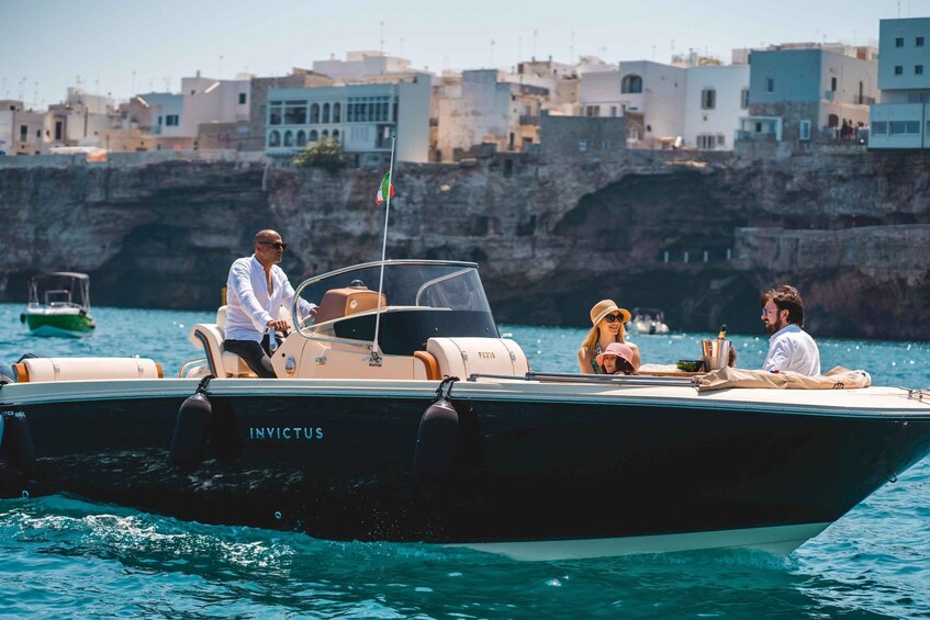 Picture 5 for Activity Polignano a Mare: Boat Cruise to Scenic Caves with Prosecco