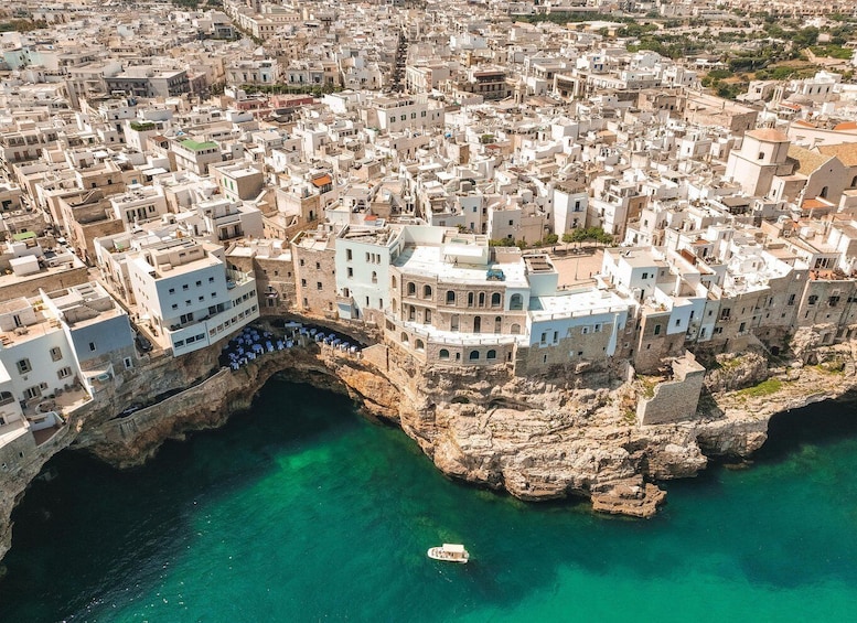 Picture 1 for Activity Polignano a Mare: Boat Cruise to Scenic Caves with Prosecco