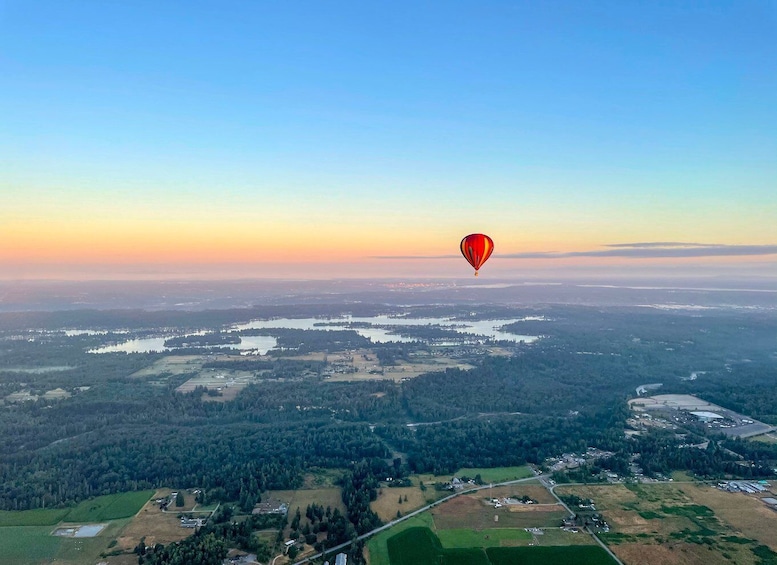 Picture 3 for Activity Seattle: Mt. Rainier Sunset Hot Air Balloon Ride