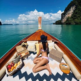 From Ao Nang: Private Luxury Longtail Boat