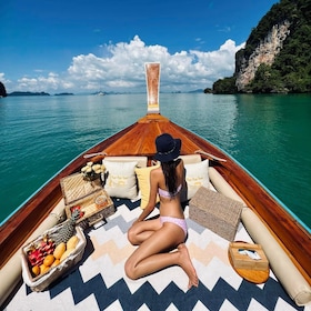 From Ao Nang: Private Luxury Longtail Boat