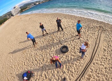 Palmanova: Clase de entrenamiento corporal completo en la playa