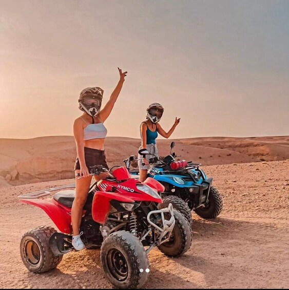 Picture 5 for Activity Marrakech: Agafay Desert Tour with Quad, Camel Ride & Dinner