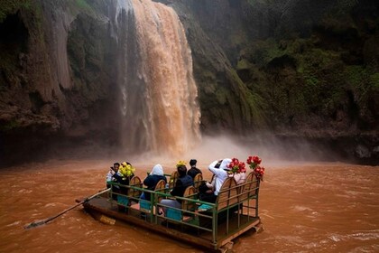 Majestic Ouzoud Waterfalls: Guided Hike and Boat Adventure