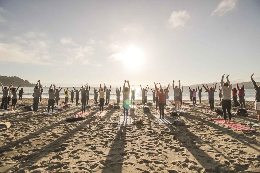 Picture 8 for Activity San Francisco: Silent Disco Yoga at Baker Beach