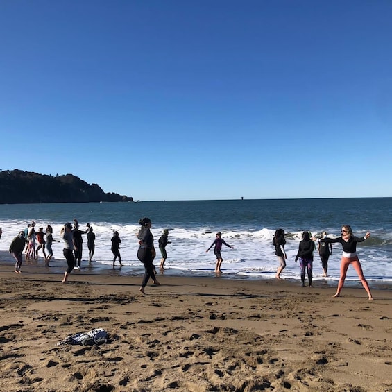 Picture 4 for Activity San Francisco: Silent Disco Yoga at Baker Beach