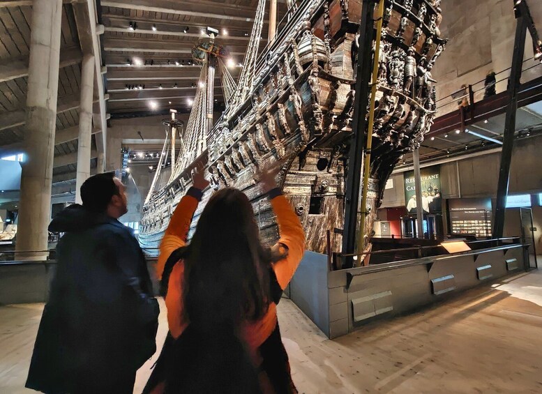 Picture 1 for Activity Stockholm: Old Town Walking Tour w/ Vasa Museum & Boat Ride