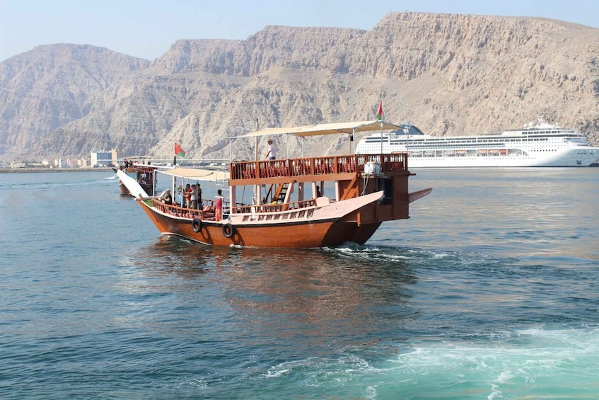 Picture 6 for Activity Khasab: Half-Day Dhow Cruise, Dolphin Watching, & Snorkeling