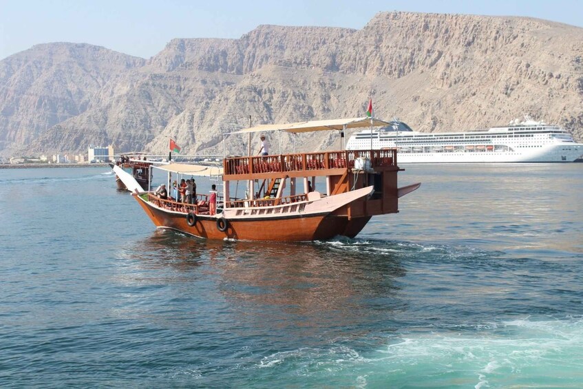 Picture 6 for Activity Khasab: Half-Day Dhow Cruise, Dolphin Watching, & Snorkeling