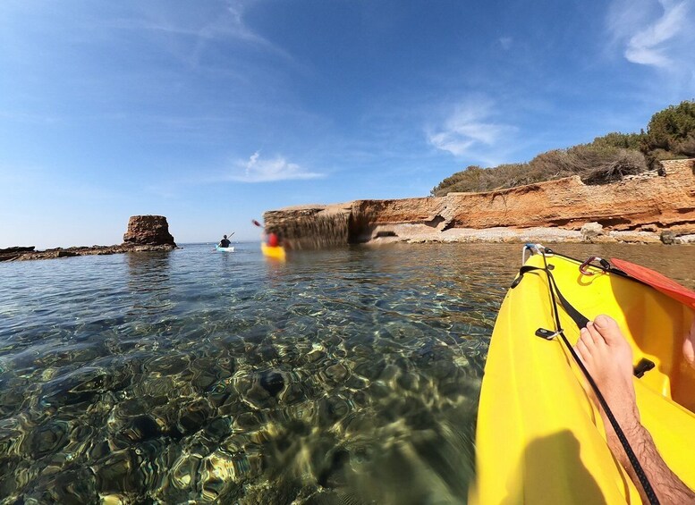 From Inmood Hotel Alcanada. Kayaking Guided Route Island