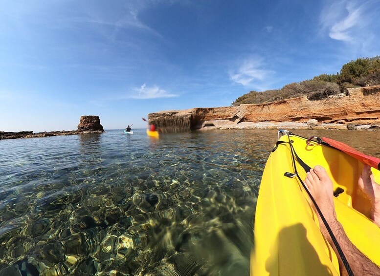 From Inmood Hotel Alcanada. Kayaking Guided Route Island