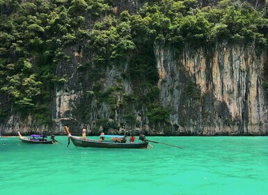 From Phi Phi: Full Day Snorkelling Trip by Longtail Boat